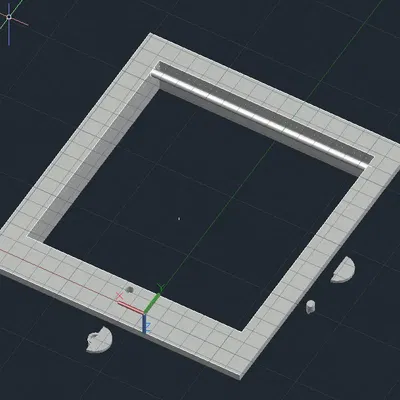 Cửa hầm cho mèo kích thước 152X161x40mm