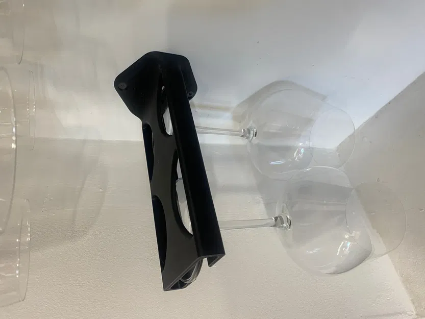 Giá treo ly rượu vang trên tường - Image 3