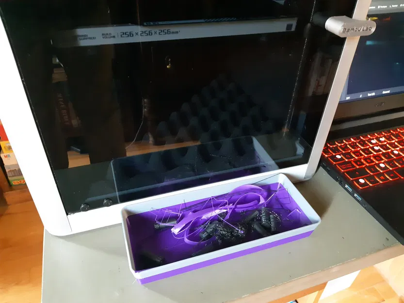 Thùng rác X1C để dưới cửa máy in 3D - Image 1