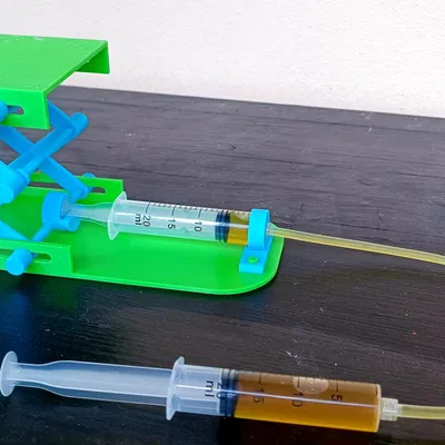 Bàn nâng thủy lực đôi dạng kéo xếp