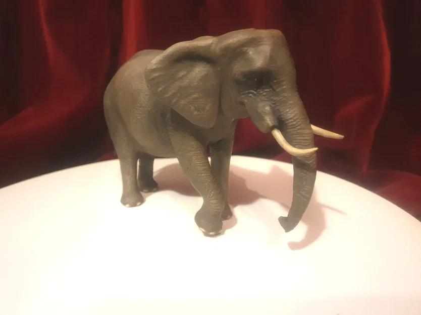 Mô hình voi chi tiết cao với tư thế đi bộ - Image 7