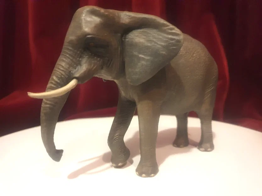 Mô hình voi chi tiết cao với tư thế đi bộ - Image 8