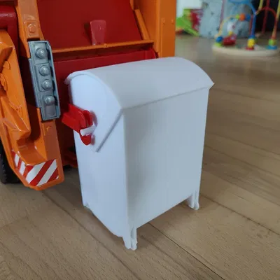 Thùng rác lớn cho xe rác Bruder