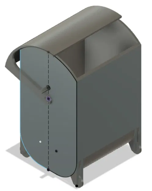 Thùng rác lớn cho xe rác Bruder - Image 3