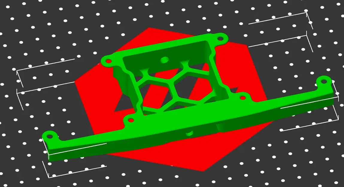 Hỗ trợ quạt bên cho Voron 2.4R2 với lưới tổ ong đảo ngược - Image 1