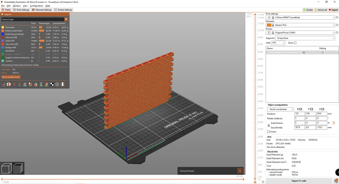 Tường gạch UK thiết kế tham số không vữa bằng Fusion 360 - Image 4