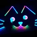 Đầu mèo nhấp nháy với đèn LED Neopixel - Thumbnail 1