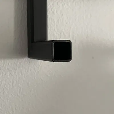 Giá treo quần áo lắp vừa vào ống vuông 8x8mm