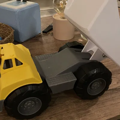 Giường và bản lề xe tải đồ chơi sửa chữa