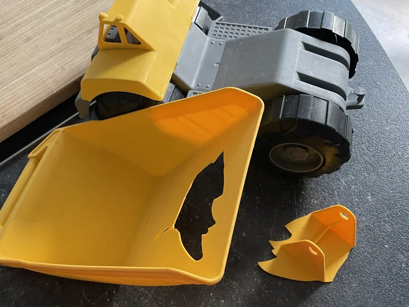 Giường và bản lề xe tải đồ chơi sửa chữa - Image 3