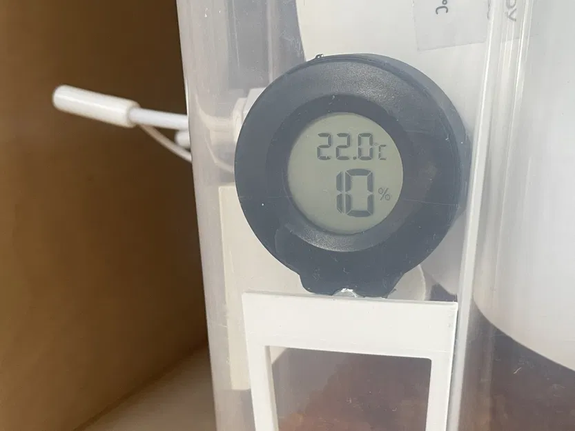 Giá đỡ hygrometer gắn trên thanh M8 trong hộp khô - Image 1