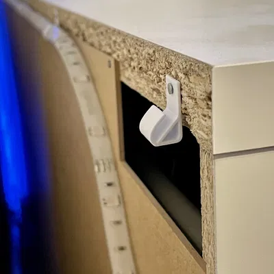 Giá đỡ đèn LED góc 45° cho Philips Hue Lightstrip