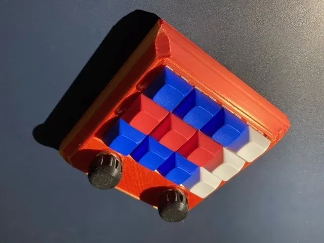 Bàn phím macro tùy chỉnh 12 phím với núm và đèn LED - Image 1