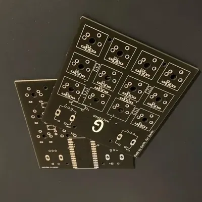 Bàn phím macro tùy chỉnh 12 phím với núm và đèn LED