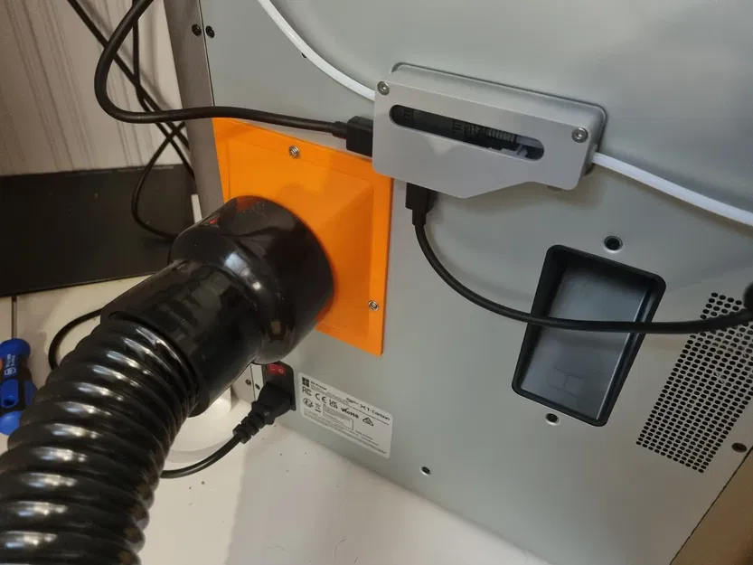 Bộ chuyển đổi ống xả Bambu Lab X1C cho cuff cao su 75.5mm - Image 1