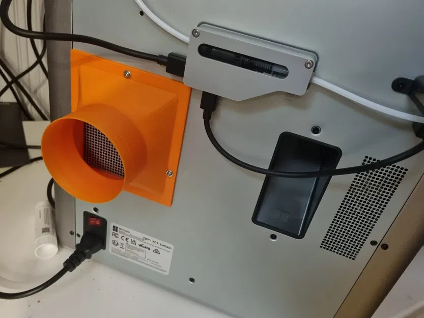 Bộ chuyển đổi ống xả Bambu Lab X1C cho cuff cao su 75.5mm - Image 2