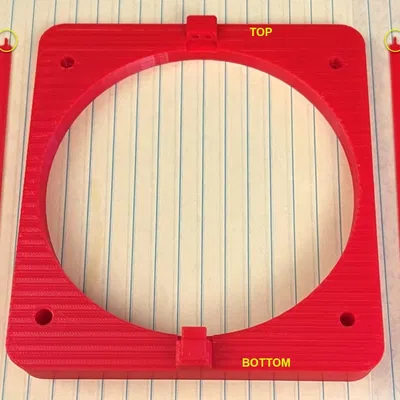 Bộ giảm âm quạt 120mm tự động cho vỏ Prusa Original