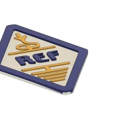 Biểu tượng REF 3 màu cho mạng phát sóng Pháp