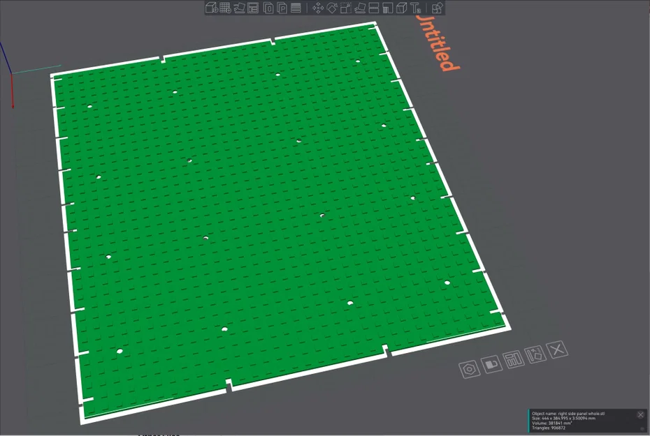 Bảng điều khiển Pixel Bambu P1P cho máy in lớn - Image 1