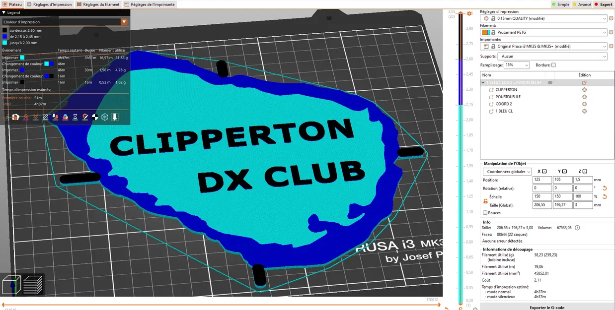 Biểu tượng CLIPPERTON DX CLUB 3 màu - Image 2