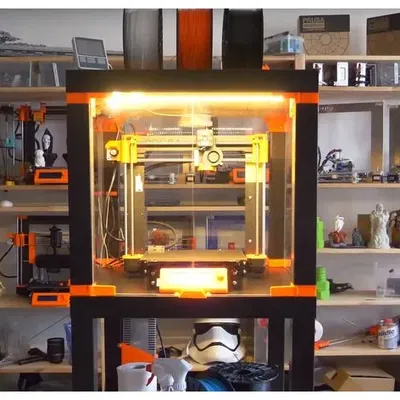 Vỏ bảo vệ cho máy in 3D Prusa i3 MK3 trên bàn Ikea Lack