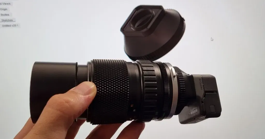 Bộ chuyển đổi ống kính Olympus OM cho Gopro 5/6/7 - Image 4