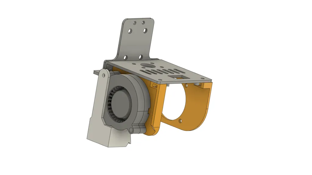 Bộ phận lắp đặt quạt 50mm cho hotend Anycubic I3 Mega - Image 1