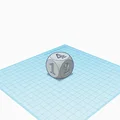 Cục xúc xắc D6 với số trên mặt - Thumbnail 1