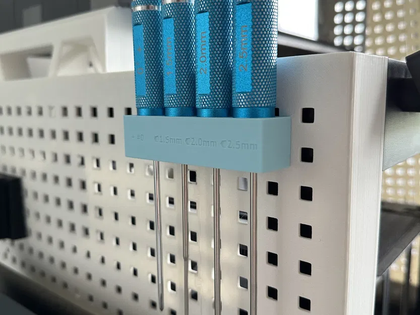 Giá đỡ tua vít Bambu P1P cho bảng ghim BambuLab - Image 1