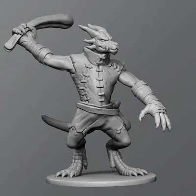 Nhân vật kẻ thù Kobold phiên bản 2 cho Tabletop