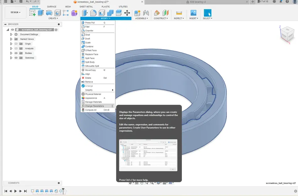 Vòng bi kiểu tham số sử dụng viên ASG 6 mm - Image 1
