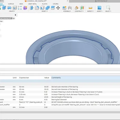 Vòng bi kiểu tham số sử dụng viên ASG 6 mm