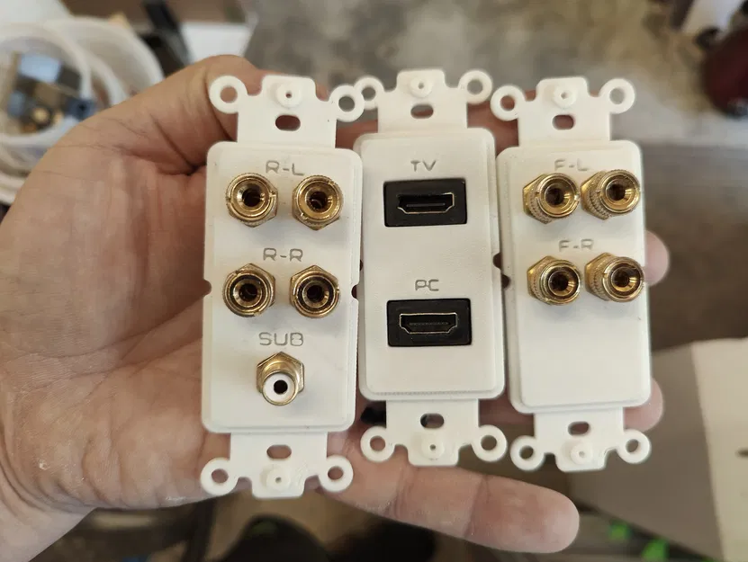 Bộ chèn Decora cho các cổng AV đa dạng - Image 1