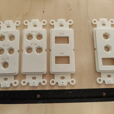 Bộ chèn Decora cho các cổng AV đa dạng