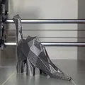 Mô hình đồ chơi khủng long dễ thương phong cách low poly - Thumbnail 3