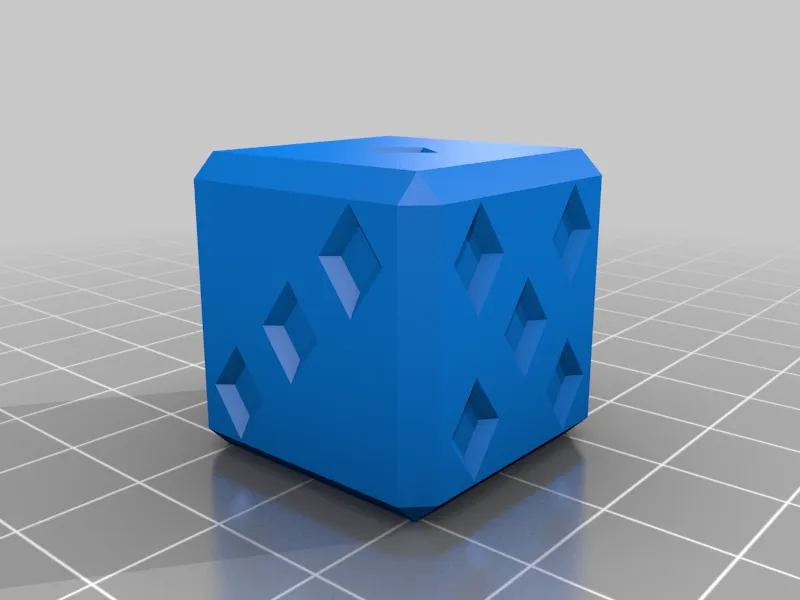 Xúc xắc kim cương với chấm kim cương - Image 2