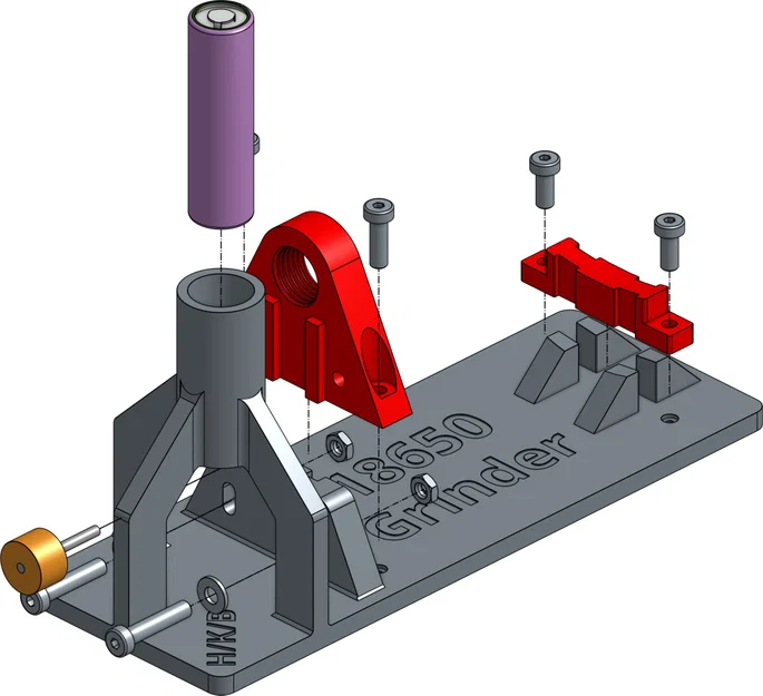 Giá đỡ mài 18650 cho Dremel - Image 6