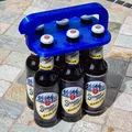 Giá đỡ chai bia 6 bình với mở nắp và tay cầm tùy chỉnh - Thumbnail 1