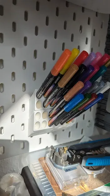 Giá đỡ bút acrylic Smaler Skadis có thể xếp chồng lên nhau - Image 1