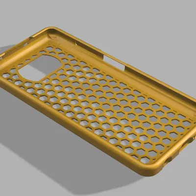Vỏ bảo vệ Xiaomi Pocophone X3 với cấu trúc tổ ong đẹp mắt