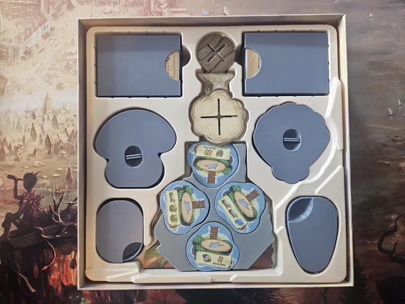 Khay tổ chức cho hộp trò chơi Everdell Farshore - Image 1