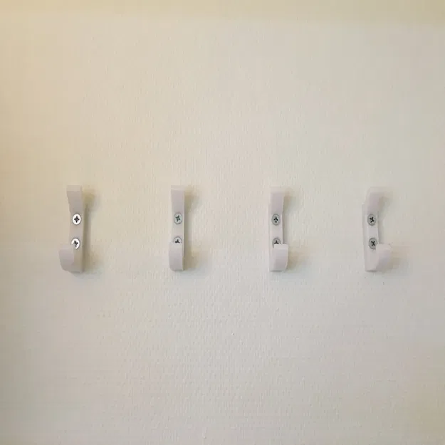 Móc đôi đơn giản với hai lỗ vít - Image 3