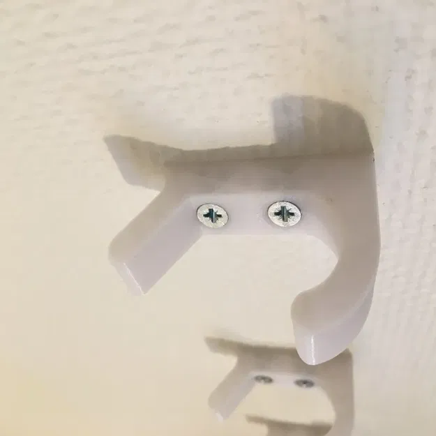 Móc đôi đơn giản với hai lỗ vít - Image 4