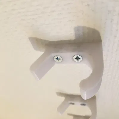 Móc đôi đơn giản với hai lỗ vít