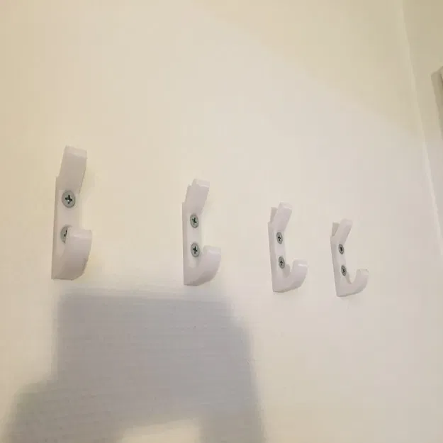 Móc đôi đơn giản với hai lỗ vít - Image 5