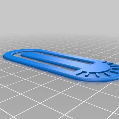 Dấu trang hình mặt trời với thiết kế in đa màu sắc