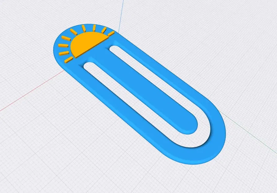 Dấu trang hình mặt trời với thiết kế in đa màu sắc - Image 4