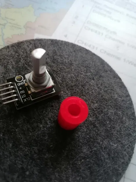 Núm điều chỉnh cho bộ mã hóa quay nhỏ gọn - Image 1