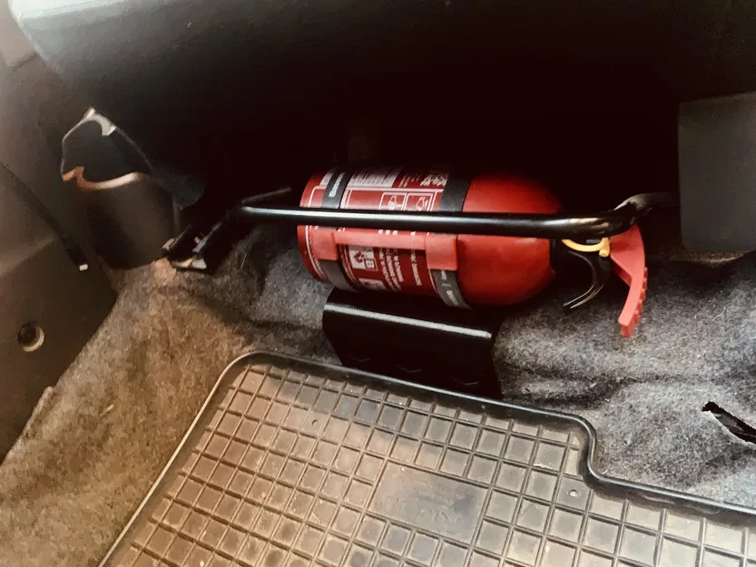 Giá đỡ bình chữa cháy cho xe hơi dưới ghế lái - Image 3