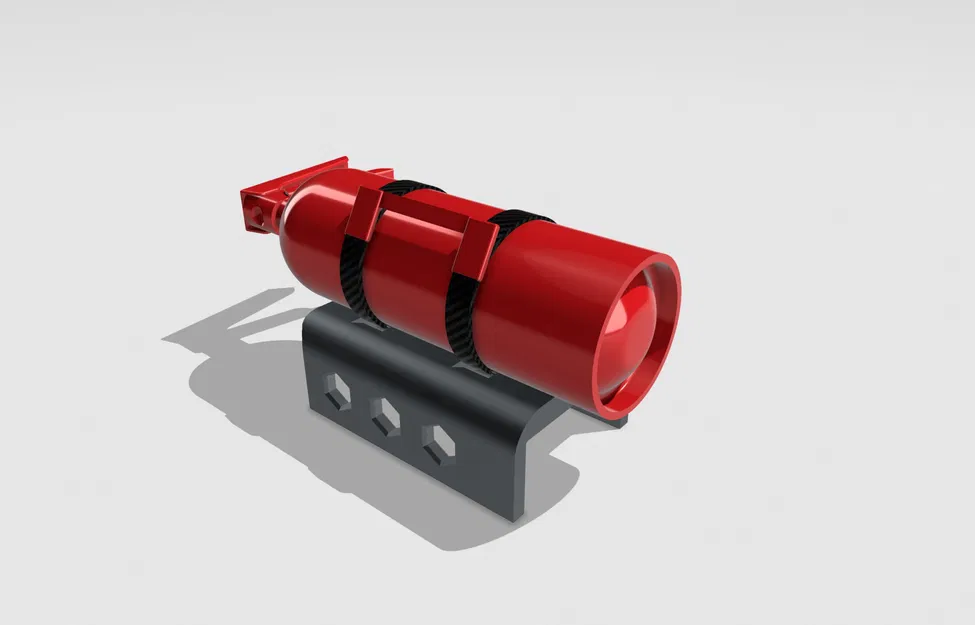 Giá đỡ bình chữa cháy cho xe hơi dưới ghế lái - Image 4